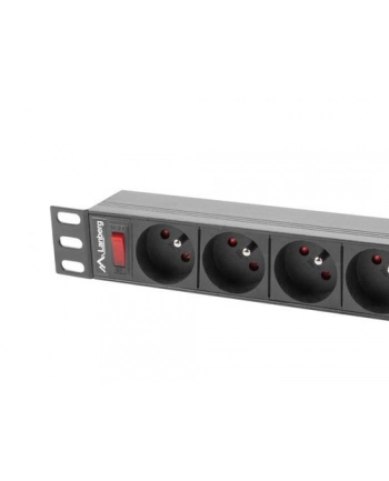 lanberg Listwa zasilająca rack PDU 1U 16a 9 gniazd 3m
