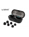 Słuchawki SAVIO TWS-05 (bezprzewodowe  Bluetooth; kolor czarny - nr 2