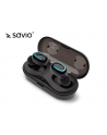 Słuchawki SAVIO TWS-05 (bezprzewodowe  Bluetooth; kolor czarny - nr 3
