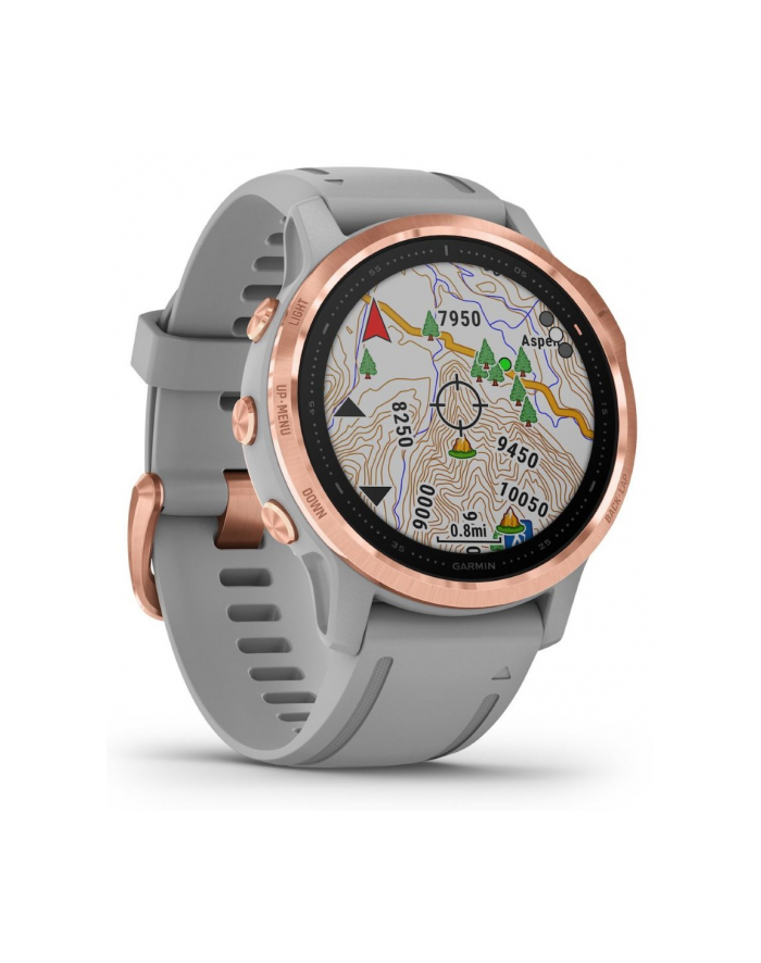 Zegarek sportowy Garmin Fenix 6S (rose-gold-grey) główny