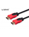 Kabel SAVIO Kable HDMI 20 CL140 (HDMI M - HDMI M; 7 5m; kolor czarny) - nr 1