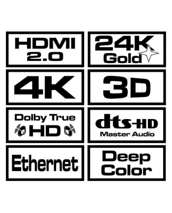 Kabel SAVIO Kable HDMI 20 CL141 (HDMI M - HDMI M; 10m; kolor czarny)