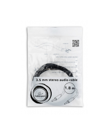 Kabel GEMBIRD CCAP-444-6 (Mini Jack M - Mini Jack M; 1 8m; kolor czarny)