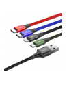 Zestaw kabli zasilający Baseus CA1T4-B01 (USB - Lightning  Micro USB  USB typu C ; 1 2m; kolor czarny) - nr 1