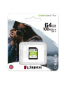 kingston Karta pamięci SD 64GB Canvas Select Plus R100MB/s - nr 50