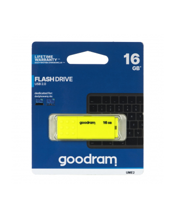 goodram Pendrive UME2 16GB USB 2.0 Żółty