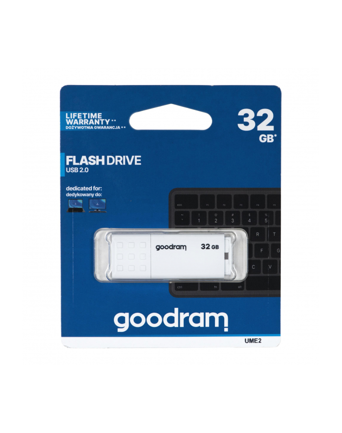 goodram Pendrive UME2 32GB USB 2.0 Biały główny