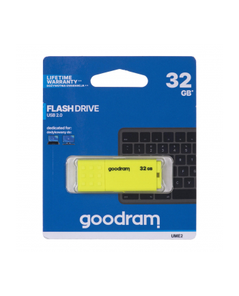 goodram Pendrive UME2 32GB USB 2.0 Żółty