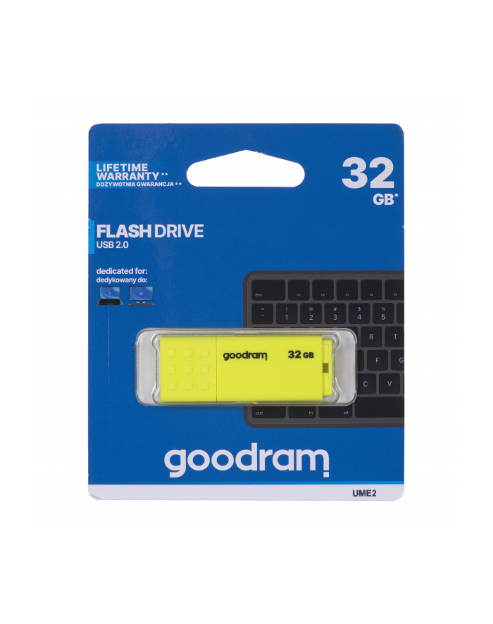 goodram Pendrive UME2 32GB USB 2.0 Żółty główny