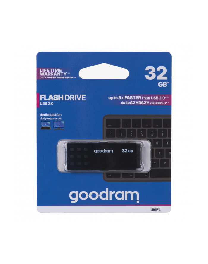 goodram Pendrive UME3 32GB USB 3.0 Czarny główny