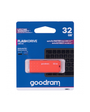 goodram Pendrive UME3 32GB USB 3.0 Pomarańczowy