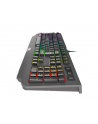 Zestaw klawiatura + mysz + podkładka + słuchawki membranowa NATEC Genesis Cobalt 330 NCG-1469 (USB 20; (US); kolor czarny; optyczna; 500 DPI  6400 DPI) - nr 63