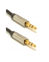 Kabel GEMBIRD CCAP-444-075M (Mini Jack M - Mini Jack M; 0 75m; kolor czarny) - nr 1