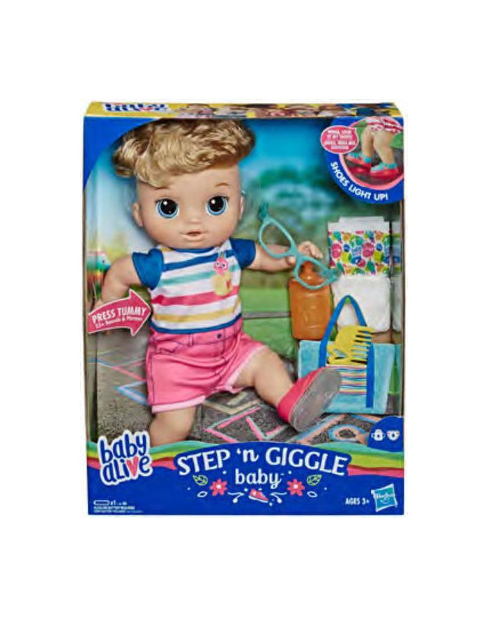 Baby Alive Step n Giggle chłopiec (blondyn) E5244 HASBRO główny