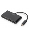 digitus Adapter graficzny HDMI/DP/VGA 4K 60Hz UHD/ FHD na USB 3.1 Typ C, z audio, czarny - nr 5