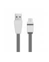 tb Kabel USB - USB C 1m. szary, płaski - nr 2
