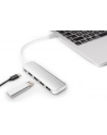 digitus HUB/Koncentrator 4-portowy USB 3.0 SuperSpeed z Typ C Power Delivery, aluminium - nr 10