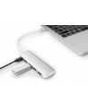 digitus HUB/Koncentrator 4-portowy USB 3.0 SuperSpeed z Typ C Power Delivery, aluminium - nr 65
