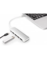 digitus HUB/Koncentrator 4-portowy USB 3.0 SuperSpeed z Typ C Power Delivery, aluminium - nr 66