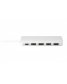 digitus HUB/Koncentrator 4-portowy USB 3.0 SuperSpeed z Typ C Power Delivery, aluminium - nr 67