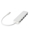 digitus HUB/Koncentrator 4-portowy USB 3.0 SuperSpeed z Typ C Power Delivery, aluminium - nr 85
