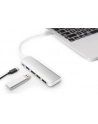 digitus HUB/Koncentrator 4-portowy USB 3.0 SuperSpeed z Typ C Power Delivery, aluminium - nr 93
