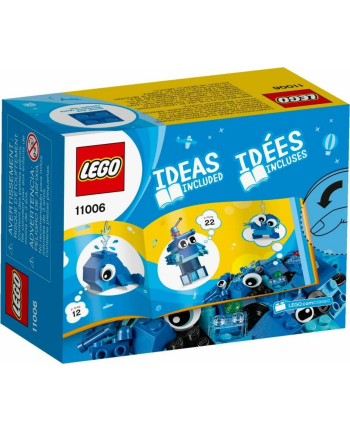 LEGO 11006 CLASSIC Niebieskie klocki kreatywne p8
