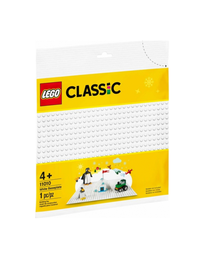 LEGO 11010 CLASSIC Biała płytka konstrukcyjna p12 główny