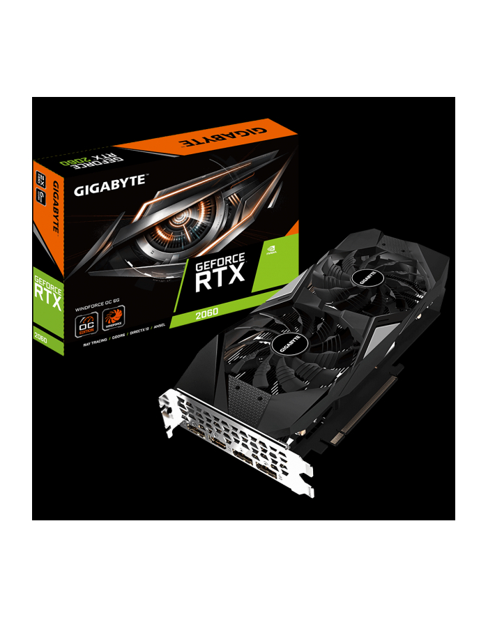 gigabyte Karta graficzna GeForce RTX 2060 WF 6GB OC 192bit 3DP/HDMI główny