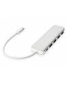 digitus HUB/Koncentrator 4-portowy USB 3.0 SuperSpeed z Typ C Power Delivery, aluminium - nr 87