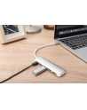 digitus HUB/Koncentrator 4-portowy USB 3.0 SuperSpeed z Typ C Power Delivery, aluminium - nr 88