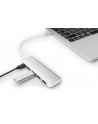 digitus HUB/Koncentrator 4-portowy USB 3.0 SuperSpeed z Typ C Power Delivery, aluminium - nr 90