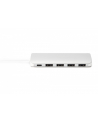 digitus HUB/Koncentrator 4-portowy USB 3.0 SuperSpeed z Typ C Power Delivery, aluminium - nr 92