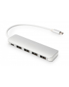 digitus HUB/Koncentrator 4-portowy USB 3.0 SuperSpeed z Typ C Power Delivery, aluminium - nr 94