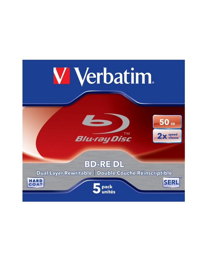 verbatim BD-RE 50GB x2 (5 Jewel Case) główny