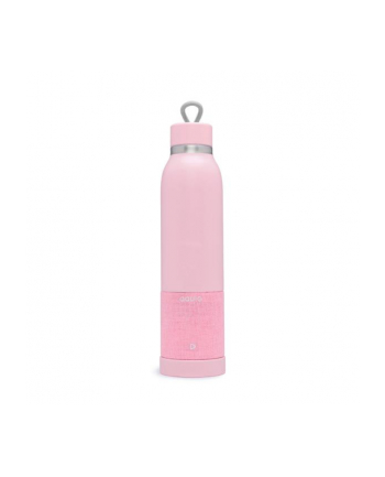 iHome iBTB2PP Bezprzewodowy głośnik Bluetooth z butelką termiczną trzymającą niską temperaturę, kolor pudrowy róż