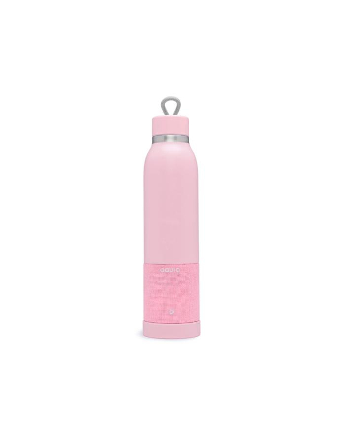 iHome iBTB2PP Bezprzewodowy głośnik Bluetooth z butelką termiczną trzymającą niską temperaturę, kolor pudrowy róż główny