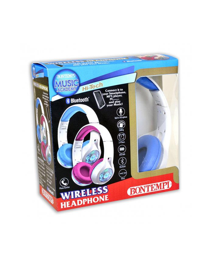 Bontempi Słuchawki bluetooth z efektami świetlnymi w pudełku 36603 DANTE główny