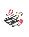 digitus Ramka montażowa/Adapter SSD/HDD 2x 2.5' do 3.5' (ATA, SATA, SSD) metalowa ,zestaw z kablami, czarna - nr 13