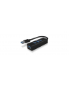 icybox Hub IB-HUB1419-U3 USB 3.0 na 4-Port Type-A, Aluminium,      czarny, Kabel 15cm - nr 13