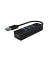 icybox Hub IB-HUB1419-U3 USB 3.0 na 4-Port Type-A, Aluminium,      czarny, Kabel 15cm - nr 5