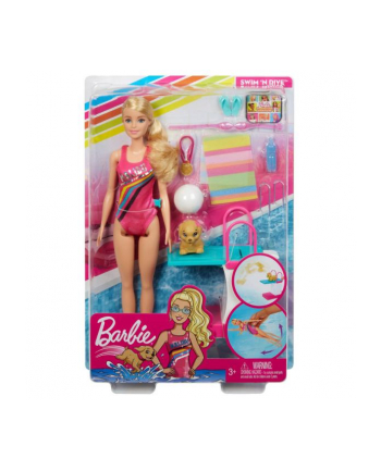 Barbie Lalka pływaczka GHK23 p6 MATTEL