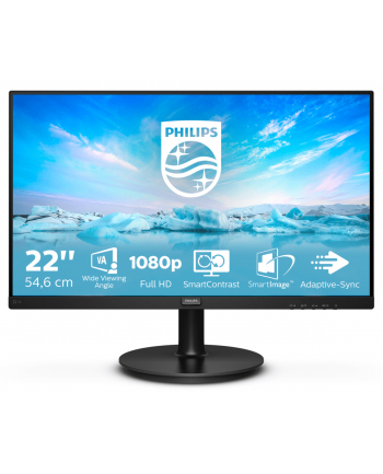 philips Monitor 221V8A 21.5 cali VA HDMI Głośniki