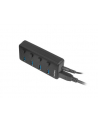 natec Hub USB 4 porty Mantis 2 USB 3.0 z włącznikiem + zasilacz - nr 53