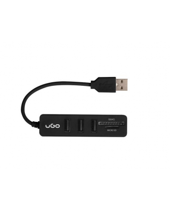 ugo USB Hub Maipo HU200 3 porty + czytnik SD/micro SD