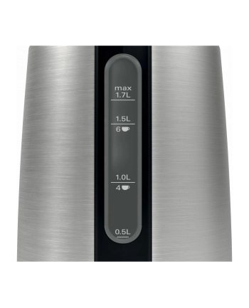 Bosch Design Line TWK3P420, kettle (stainless steel / black, 1.7 liters)