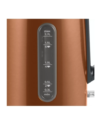 Bosch Design Line TWK4P439, kettle (bronze / gray, 1.7 liters)