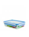 EMSA Clip & Close Frischhaltedosen (transparent / blue, 1.2 liters, classical format) - nr 3