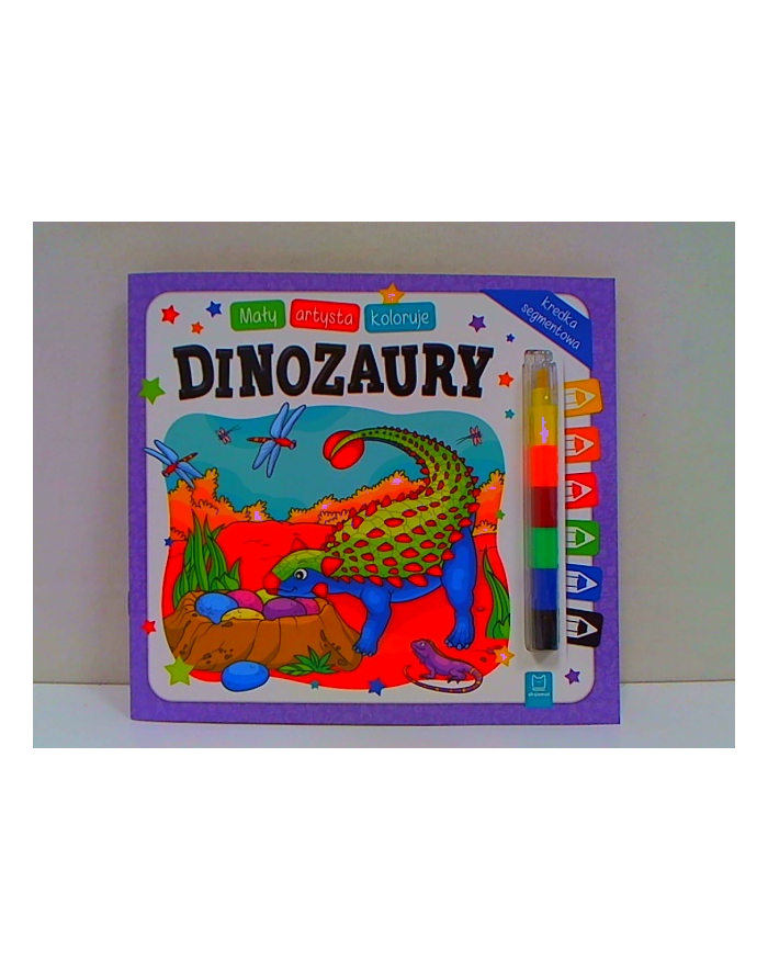 aksjomat Książka Mały artysta koloruje dinozaury główny