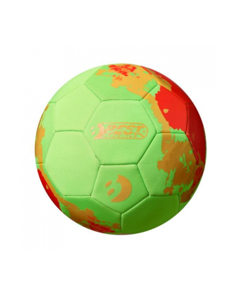 Piłka nożna neoprenowa rozm.5 jasnozielono-czerwona BEST Sporting 64204
